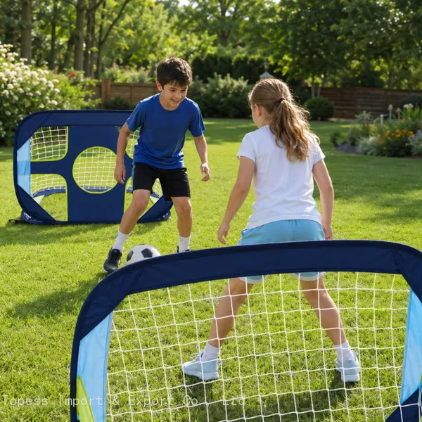 Portable Soccer Goal Net Set - Pop Up Training Soccer Goals for Backyard - Indoor or Outdoor Versions - Easy Assembly - Great for Kids and Adults photo-3