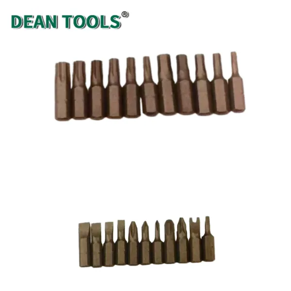 Non-Sparking Slotted Screwdriver Bits,Precision Slotted Tip,Flat Blade Design,Stable Torque Transmission photo-3