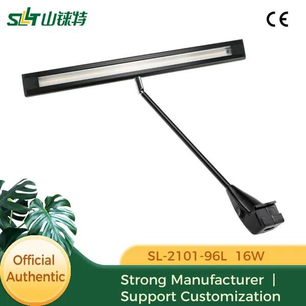SL‑2101‑96L 16W LED Trade Show Booth Light 1300LM 3000K 4000K 6500K Clamp‑on Pop Up Display Light For Exhibition Grid Stand Advertising Banner