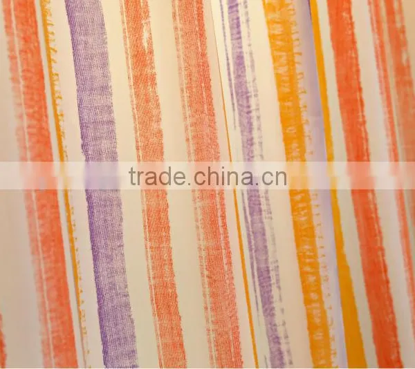 Shower Curtain Candy Stripe Printed, Hot Sale Classic Bathroom Waterproof Curtain photo-5