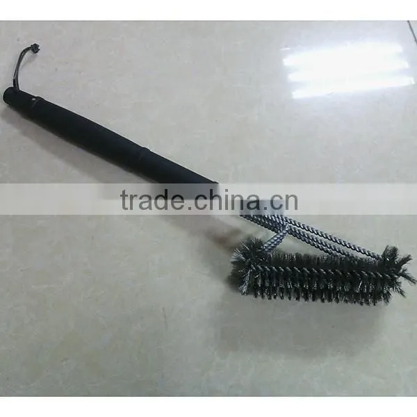 Top Seller Grilling Cleaning Steel Brush for Cleaning Charcoal, Infrared Outdoor, Gas, and Electric Grills