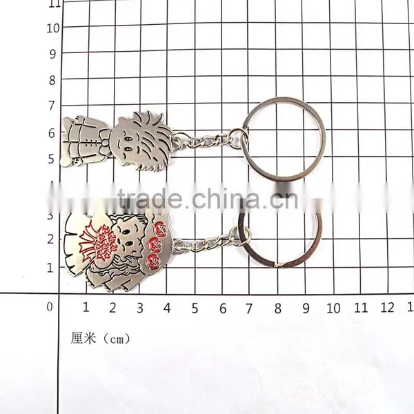 Customized Metal Best Seller Custom Metal Key Chain for Couple photo-4