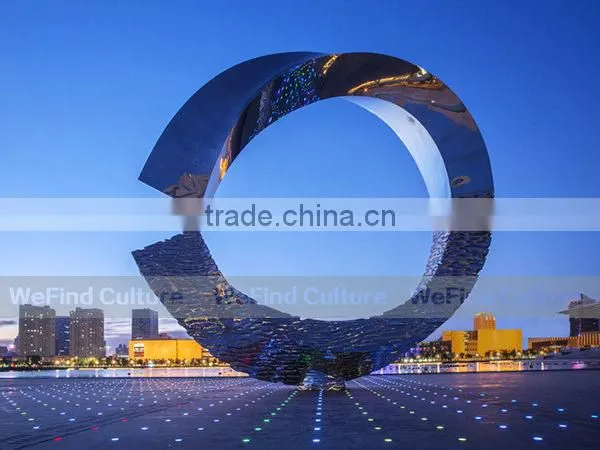Outdoor Large Modern Abstract Metal Sculpture photo-3