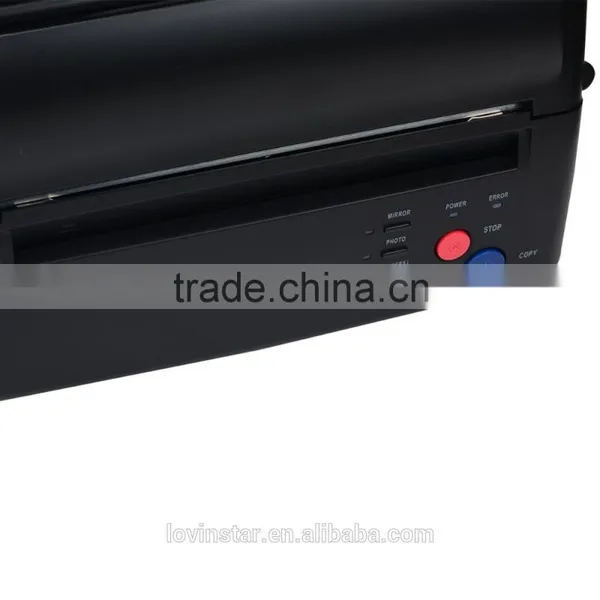 Wholesales 2016 Body Art Plastic Thermal Small Copier Machine Black Motor Tattoo Transfer Machine photo-3