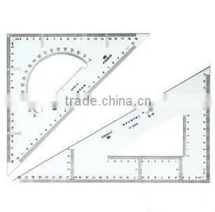 promotional fantastic clear acrylic drawing ruler