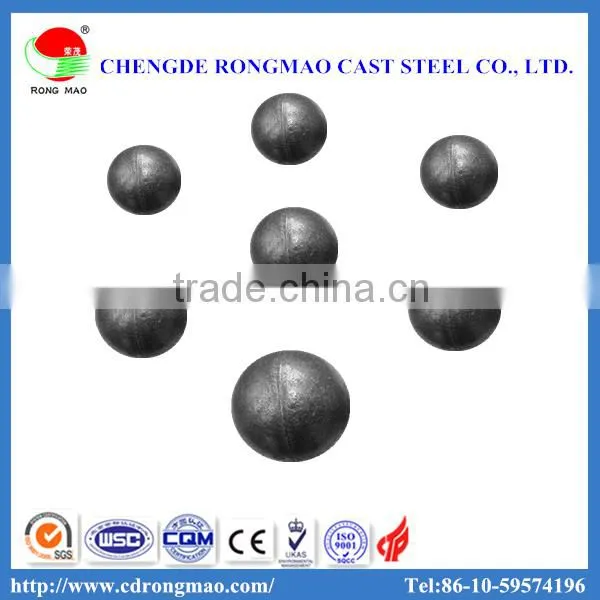 Special High Chrome Casting Steel Balls For Cement Plant / Mining HRC58-65 photo-2
