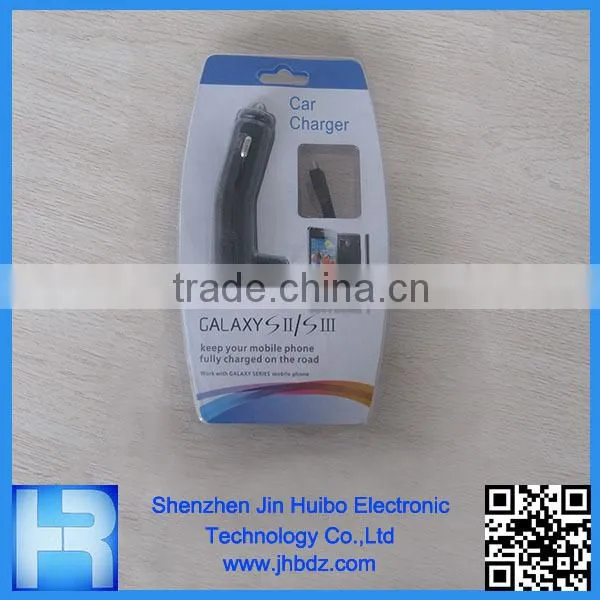 Hot Selling Galaxy Smarphone 5v 1.0A USB Car Charger Cigarette Lighter Adapter With Micro Spiral Data Cable by Jin Huibo