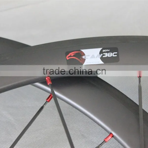 38mm Clincher Carbon Wheel 700c Road Bicycle Wheel 23mm Width UD Matt 38C photo-5