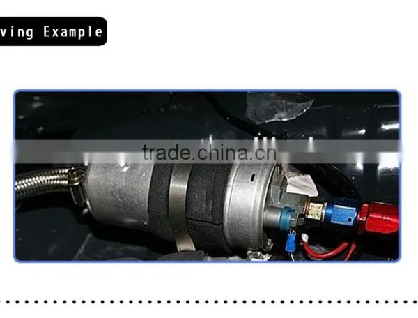 Univesal Install Out Side High Flow Fuel Pump Silver Suit for Racing Cars. photo-5
