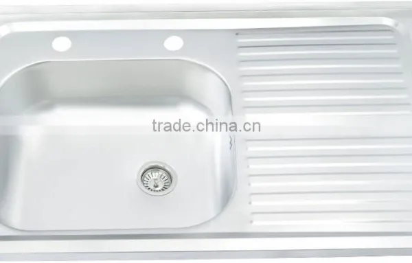 800*500mm Single Bowl Stainless Steel Sink Hot Sale for South America 201 Mat Finish