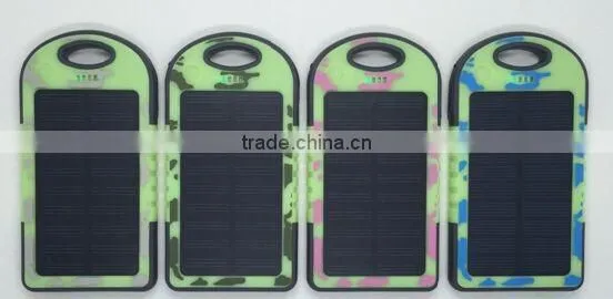 Wholesale Portable Camoflage Waterproof Mobile Solar Power Bank photo-2
