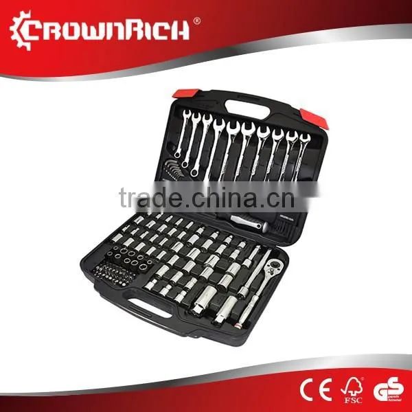 132pcs machine hand Tool Set for repair/socket set/machine tool set