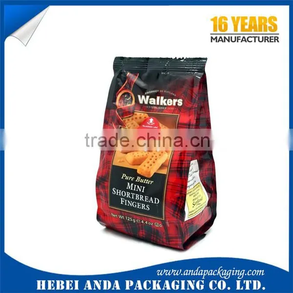 Self Standing Resealable Cookie Bags/packaging Cookies Zipper Bags/stand up Biscuit Bags photo-5