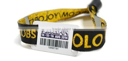 Best Selling Wristbands RFID Nylon Wristband for Identifying Staff and Volunteers photo-3