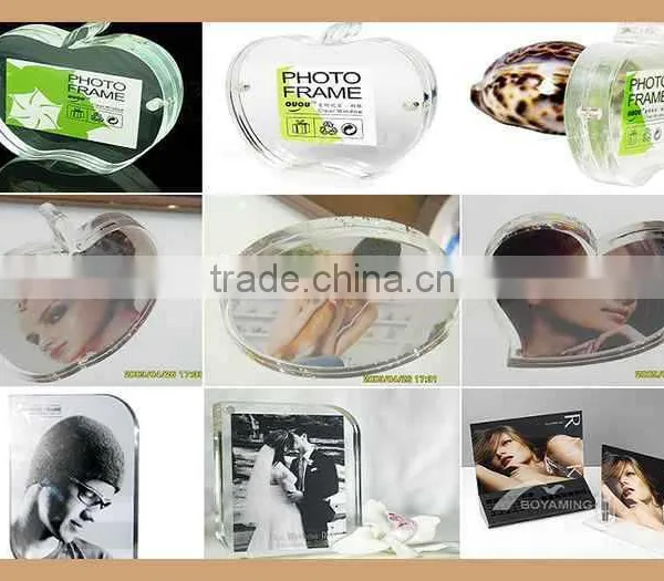Customize Magnetic Acrylic Frame , Acrylic Magnetic Photo Block, Magnet Connecting Acrylic Photo Frame photo-5