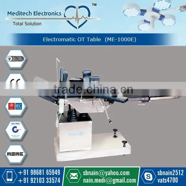 Electronic Hydraulic Operation Table C Arm Compatible Fully Remote photo-5