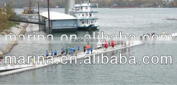 Good Quality White Pontoon Modular Floating Platform photo-5