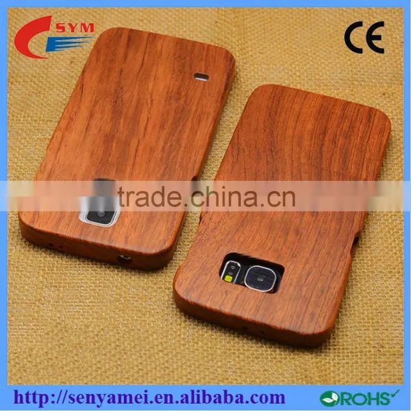 The Newest Design Real Wood Mobile Phone Case for Samsung Galaxy S6 Edge