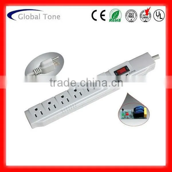 GT-T6S3 American Power Strip Outlet Power Strip