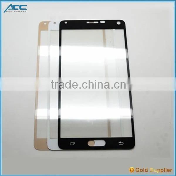 High Quality 9H Hardness 2.5D Round Edge Plating Color Tempered Glass Screen Protector for Samsung Note 4 photo-5