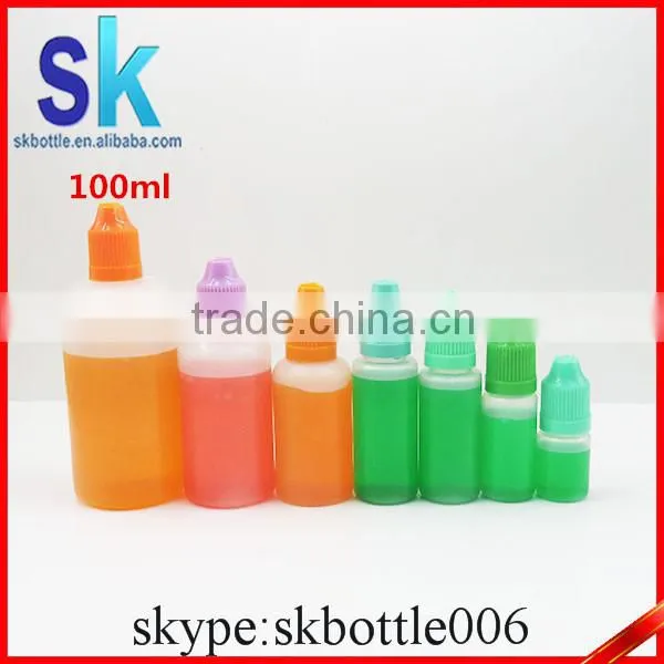 PE 100ml Plastic Dropper Bottle With Childproof Cap photo-6