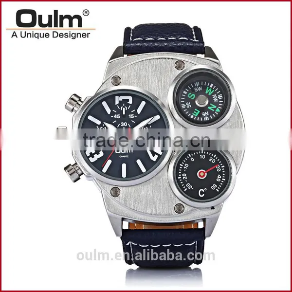 2015 New Styles Compass and Thermometer Quartz Sport Fashion Dress Watch