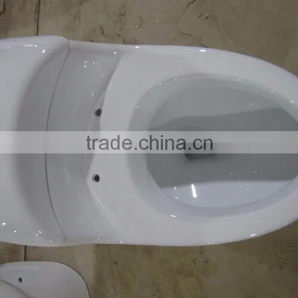 Ceramic Single Piece Washdown Toilet/ Cheap One Piece wc Toilet photo-5