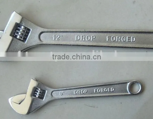 Adjustable Wrench Drop Forged.