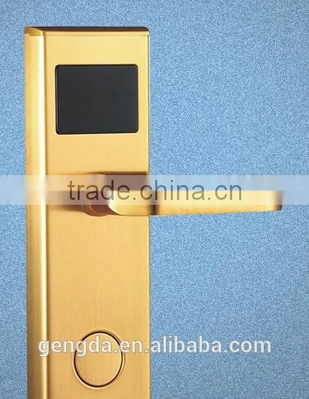 GD Hotest Wood Hotel Handle Door Lock photo-3