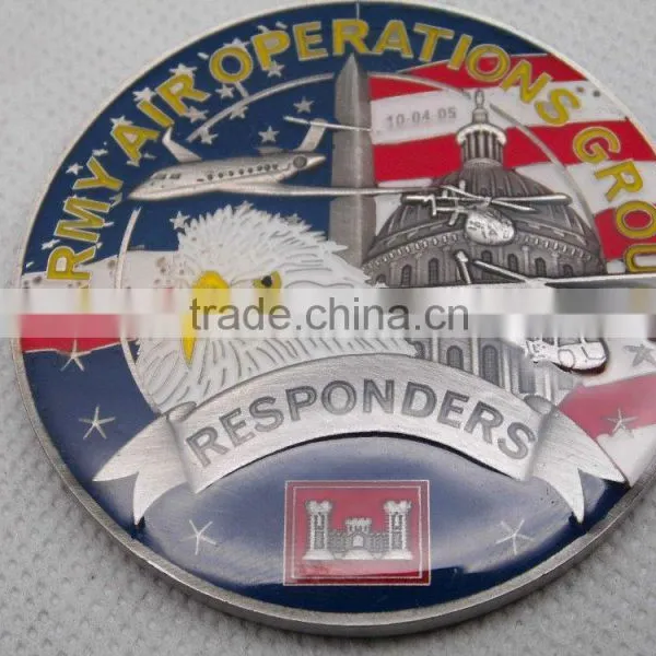 Low Price Top Quality Factory Custom Coin in China Manufacturer Custom Metal Challenge Epoxy Coin photo-2