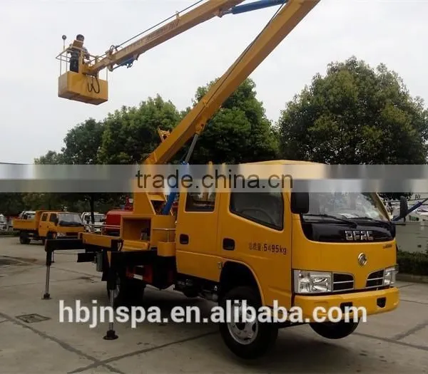14m Red Aerial Work Platform Truck photo-3