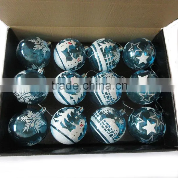 2016 New Design Decorative Transparent Plastic Xmas Ball in PDQ photo-5