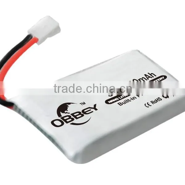 1S1P 3.7v 380mAh Lithium Polymer Battery for RC Drones photo-3