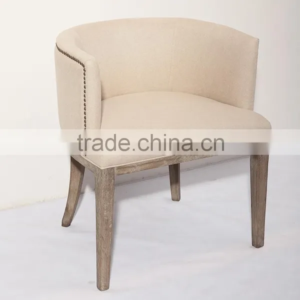 American Wooden Upholstered Armchair photo-2