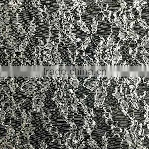 100% Polyester Inelastic Knitted Lace Fabric for Shoes photo-2