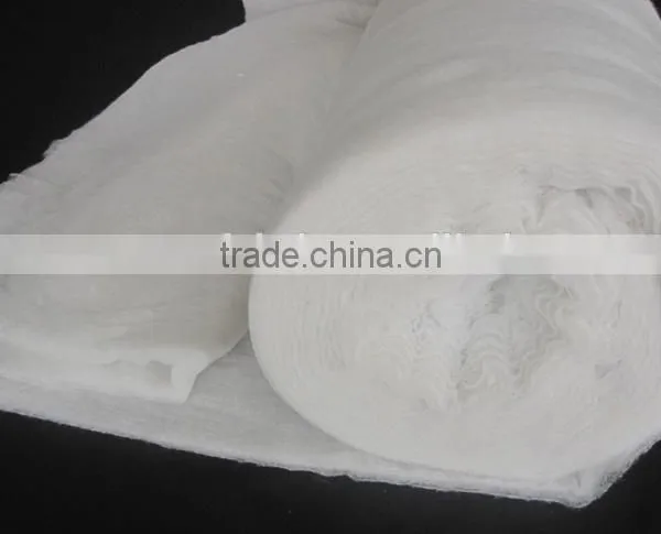 Thermal Bonded Silk/wool/cotton/polyester Batting for Quilt/jacket/overall photo-3