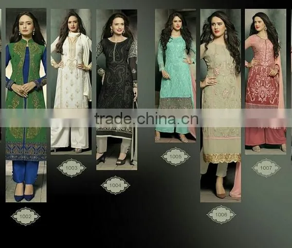 GEORGETTE DESIGNER SEMISTICHED SUIT photo-6