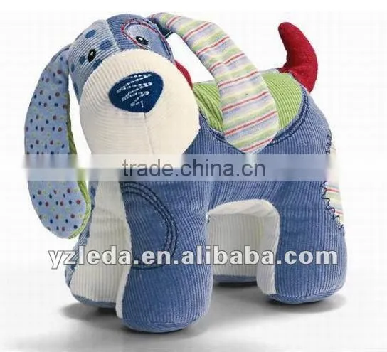 Fabric Dog Baby Safety Animal Toy