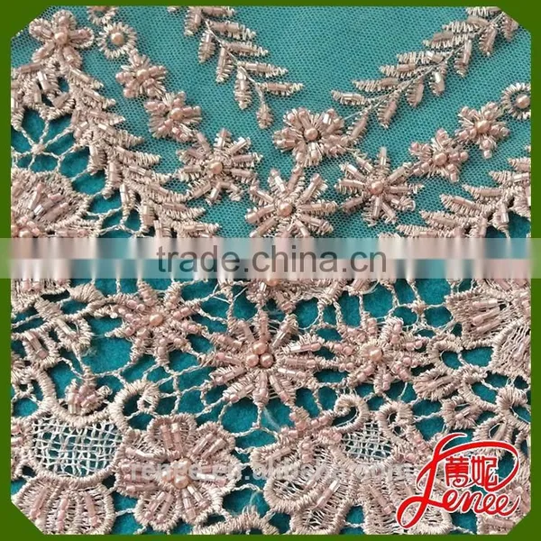 LATEST COLORFUL & FASHIONABLE DESIGN EMBROIDERY FABRIC WHOLESALE photo-2