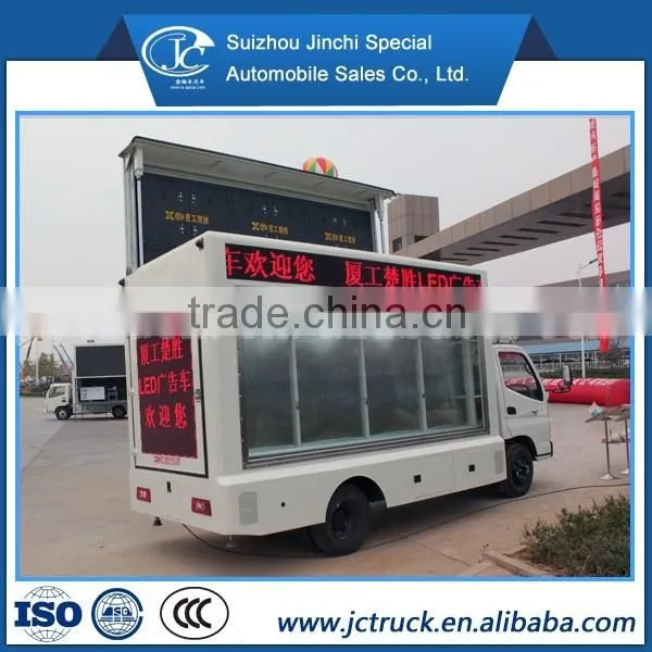 FOTON 4X2 100hp Minintype Ad Truck,Outdoor Mobile Advertising LED Display Screen Truck photo-4