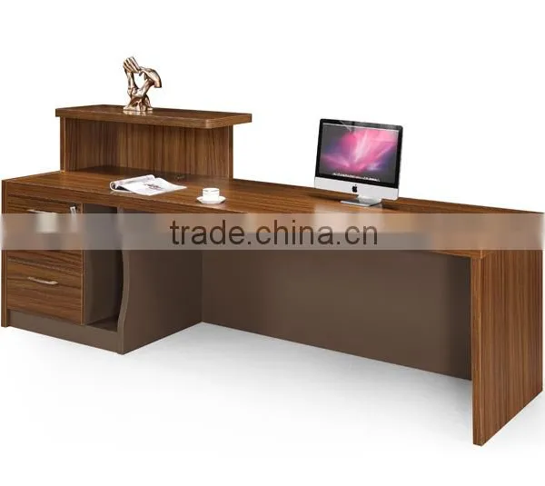 Salon Reception Desk Wooden Modern Design Office Reception Desk photo-6