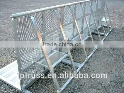 RP WDH:1.25x1x1.2m Economic Aluminum Crash Barrier - Trolly photo-2