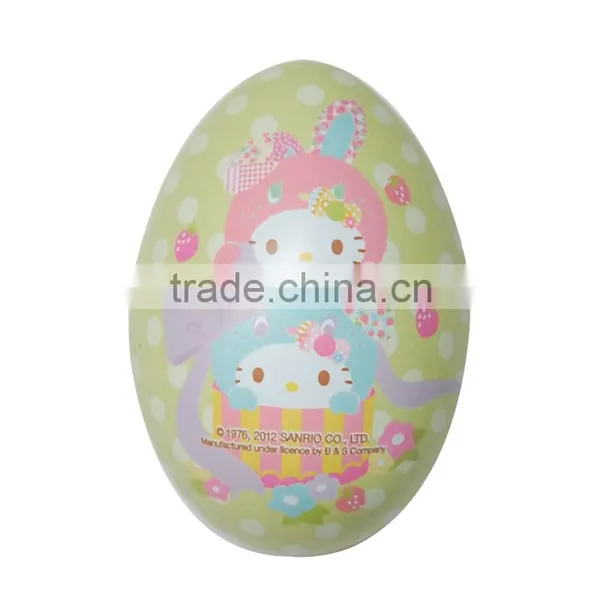 Fashion Design Gift Tin Box Easter Promotional Gifts Metal Egg Tin Box photo-4