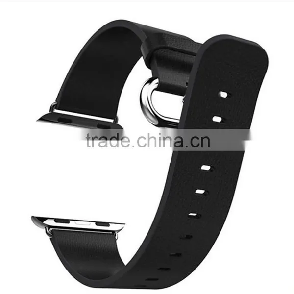 Factory Wholesale Sport Watch Strap Leather Watch Strap Smart Watch Band for Leather Apple Watch Band photo-3