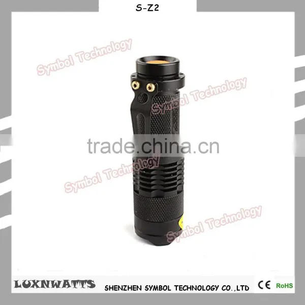 1*14500/1*AA Battery Type 3 Modes LED Zoom Flashlight Torch photo-4