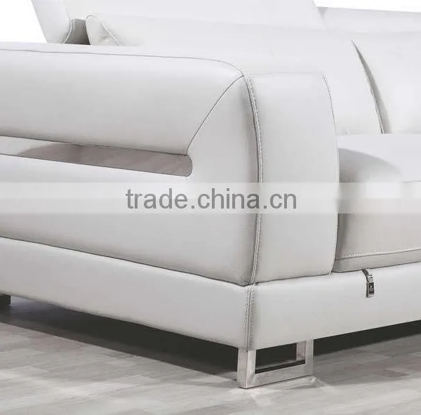 European Superior Leather Sofa With Wheels photo-2