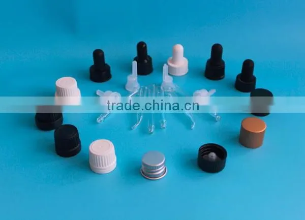 18mm Black Aluminium Cap for Glass Essential Oil Bottle Quality Choice photo-2