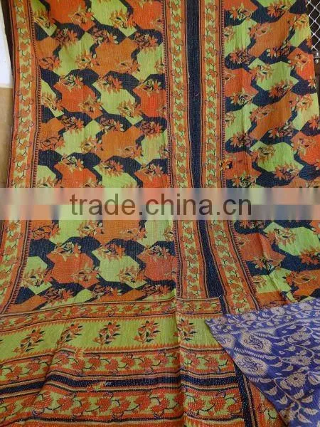 Indian Vintage Quilts/kantha Quilt/ralli Quilt/gudri Quilt