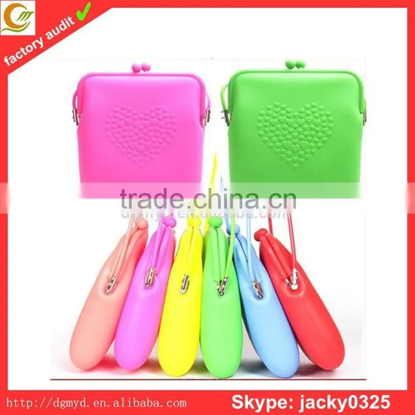 Dongguan Factory Wholesale New Design Fashion Silicone Wallet for Store Promotion photo-6