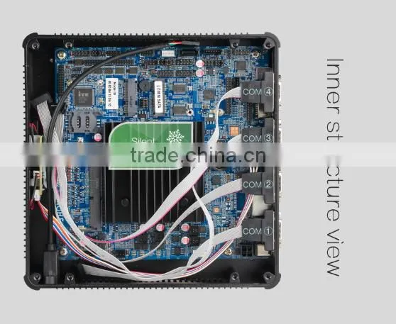X86 Win 7 J1900 12V Industrial Fanless Mini pc photo-3